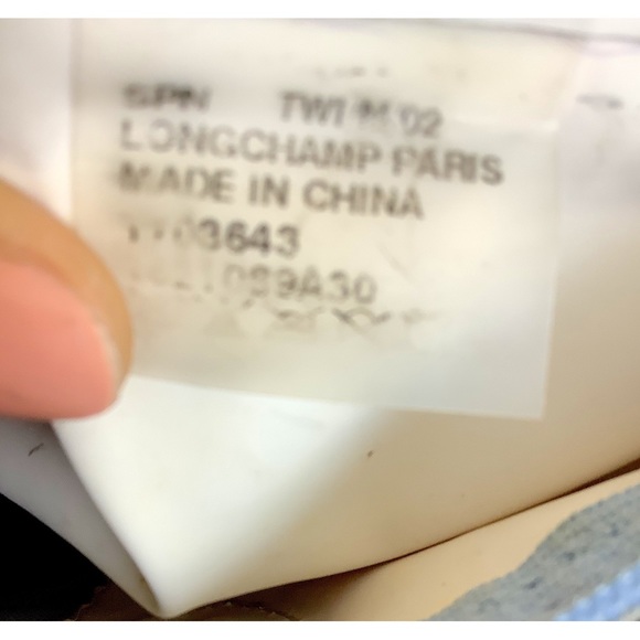 Beautiful Longchamp Le Pliage Small/Mini Baby Blue Tote - Picture 4 of 5